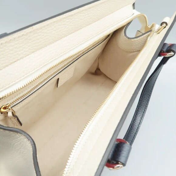 GUCCI SOHO CONVERTIBLE TOP HANDLE SATCHEL LEATHER 100% AUTHENTIC - Picture 8 of 16